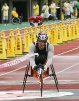 Switzerland's Frei wins Oita Int'l Wheelchair Marathon