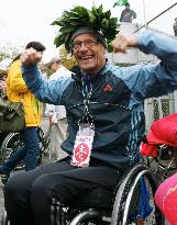 Switzerland's Frei wins Oita Int'l Wheelchair Marathon