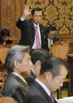 Former ASDF chief Gen. Tamogami appears before upper house panel