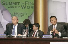 World leaders meet for financial summit