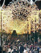 14th 'Kobe Luminarie' event begins in central Kobe