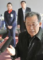 N. Korean envoy warns halt in aid would slow disablement work