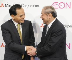 Mitsubishi, Aeon form business tie-up
