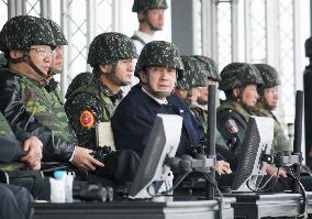 Taiwan stages military exercise, vows readiness for war