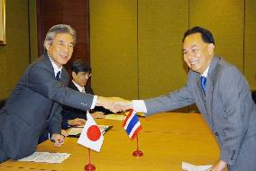 Thai foreign minister assures Japan's Nakasone of stability