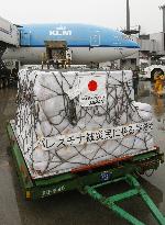 Japan sends blankets, sleeping mats to devastated Gaza