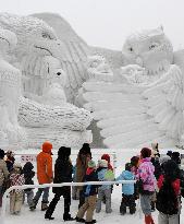 60th snow festival starts in Sapporo