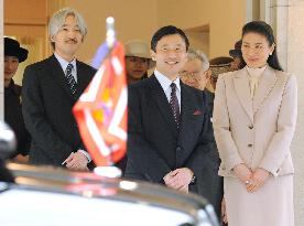 Crown Prince Naruhito leaves Japan for Vietnam