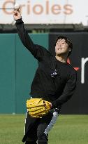 Baltimore's Uehara begins training independently