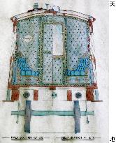 Plan for Emperor Meiji's carriage found