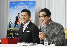 Oscar-winning director, actor reunited in Tokyo