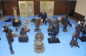 Corporate manager arrested for stealing Buddhist statue