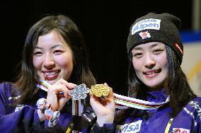 Uemura wins women's dual moguls final at world championships