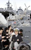 Japan destroyers leave on antipiracy mission off Somalia