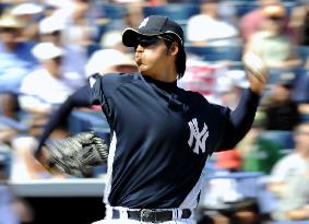 Yankees Igawa pitches 3 scoreless innings vs. Phillies