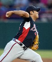 Japan's Kawakami pitches as starter against Nationals