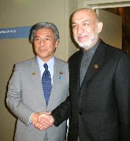Nakasone attends Hague conference on Afghan assistance