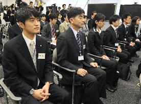 Japanese astronaut candidates join JAXA