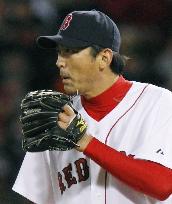 Red Sox pitcher Saito give up solo homer to Ray's Longoria