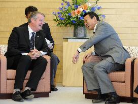 IRB head Lapasset meets with Prime Minister Aso