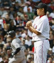 Matsuzaka losing pitcher in game against Rays