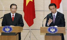 Japan, Vietnam leaders agree to make annual reciprocal visits