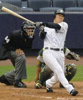 Yankees' Matsui hits homer against Oakland Athletics