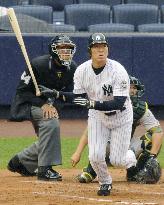 Yankees' Matsui hits homer against Oakland Athletics