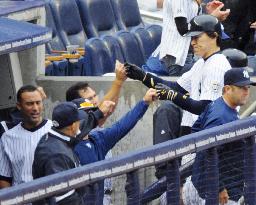 Yankees' Matsui hits homer against Oakland Athletics