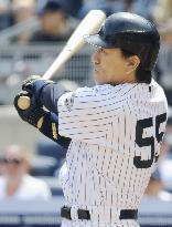 N.Y. Yankees' Matsui 1-for-4 with an RBI against L.A. Angels