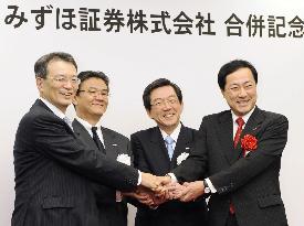 Shinko, Mizuho Securities merge, becoming 4th-largest brokerage house