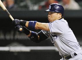 Tampa Bay Rays' Iwamura 2-for-5 against Baltimore Orioles