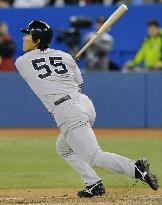 N.Y. Yankees Matsui hits homer against Toronto Blue Jays