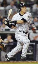 N.Y. Yankees' Matsui hits homer against Baltimore Orioles