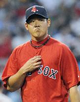 Matsuzaka gives up 4 runs in 5 innings against Mets