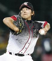 Lotte pitcher Naruse shines in victory over Hanshin