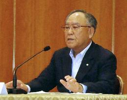 Economy may have bottomed out, Keidanren chief suggests