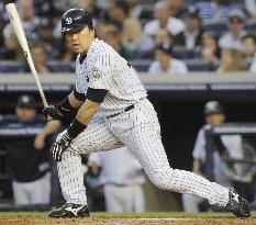 Yankees' Matsui goes hitless against Nationals