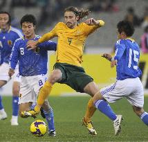 Japan lose 2-1 to Australia in World Cup q'fier