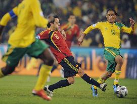 Spain beat S. Africa 2-0 in Confederations Cup