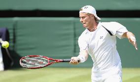 Lleyton Hewitt vs Juan Martin Del Potro at Wimbledon