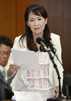Agnes Chan expresses opinion at Diet on Child pornography