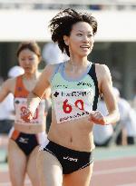 Fukushima sets national record in women's 200 meters