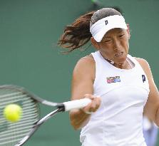 Sugiyama eliminated in 3rd round at Wimbledon