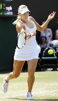 Russia's Dementieva advances to quarterfinals at Wimbledon tennis