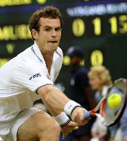 Murray advances to quarterfinals at Wimbledon tennis