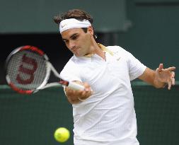 Federer vs Haas in Wimbledon semifinals