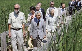 Japan imperial couple take to wetland in suburban Ottawa