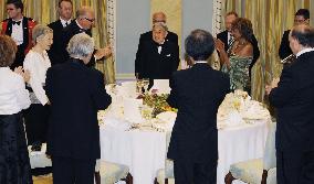 Emperor Akihito, Empress Michiko attend state dinner in Ottawa
