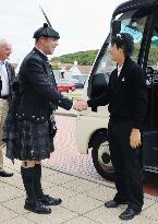 Ishikawa practices at Turnberry for British Open